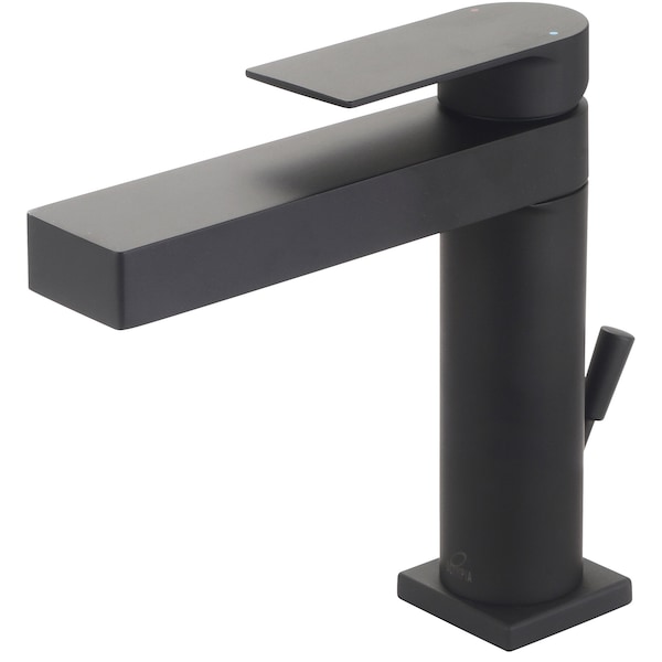 Olympia Single Handle Lavatory Faucet in Matte Black L-6002-MB - main